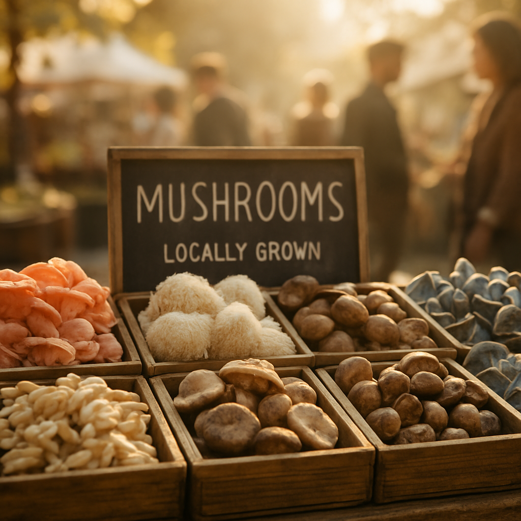 Mushrooms Locally Grown